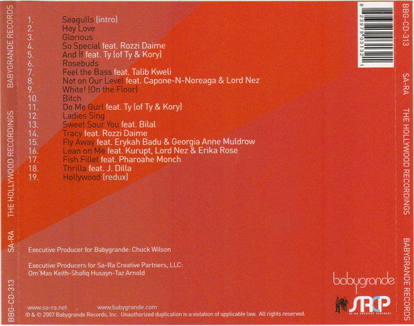 Sa-Ra* : The Hollywood Recordings (CD, Album)