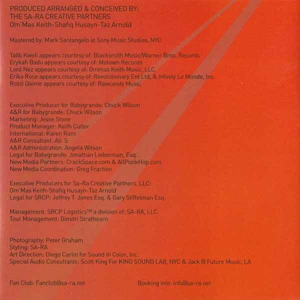Sa-Ra* : The Hollywood Recordings (CD, Album)