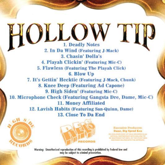 Hollow Tip : Flawless (2xLP, Album, Ltd, RE, RM)