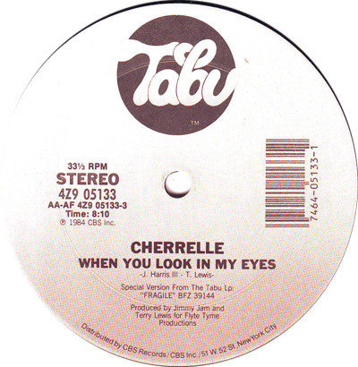 Cherrelle : When You Look In My Eyes (12")