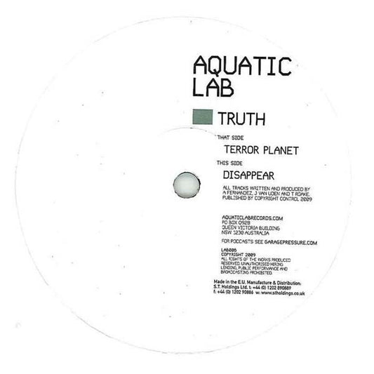 Truth (18) : Terror Planet (12")