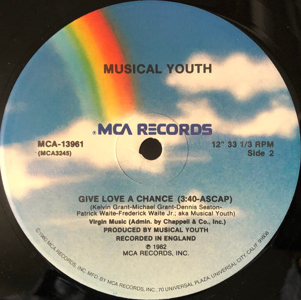 Musical Youth : Pass The Dutchie / Give Love A Chance (12")