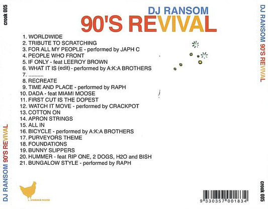 DJ Ransom : 90's Revival (CD, Mixed)
