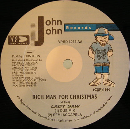 Lady Saw : Rich Man For Christmas (12")