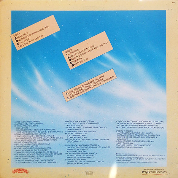 The Four Tops* : One More Mountain (LP, Album, 53 )