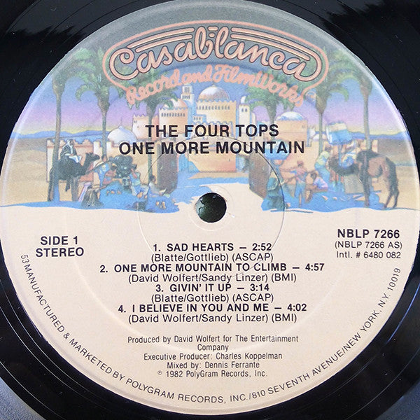 The Four Tops* : One More Mountain (LP, Album, 53 )