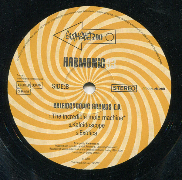 Harmonic 33 : Kaleidoscopic Sounds E.P. (12", EP)