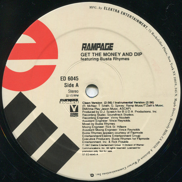 Rampage (2) : Get The Money And Dip (12", Promo)