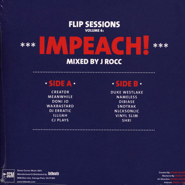 J Rocc : Flip Sessions Volume 6: Impeach! (7")