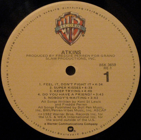 Atkins : Atkins (LP, Album, Jac)