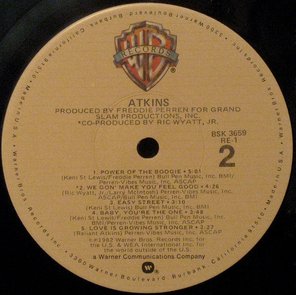 Atkins : Atkins (LP, Album, Jac)