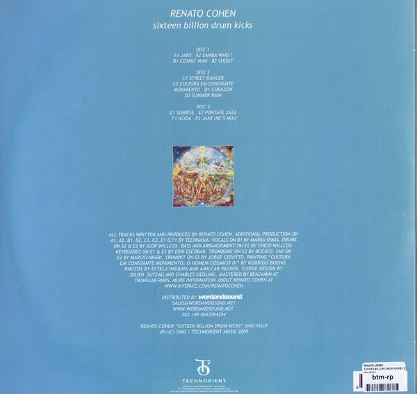 Renato Cohen : Sixteen Billion Drum Kicks (3x12", Album)