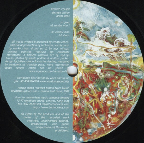Renato Cohen : Sixteen Billion Drum Kicks (3x12", Album)