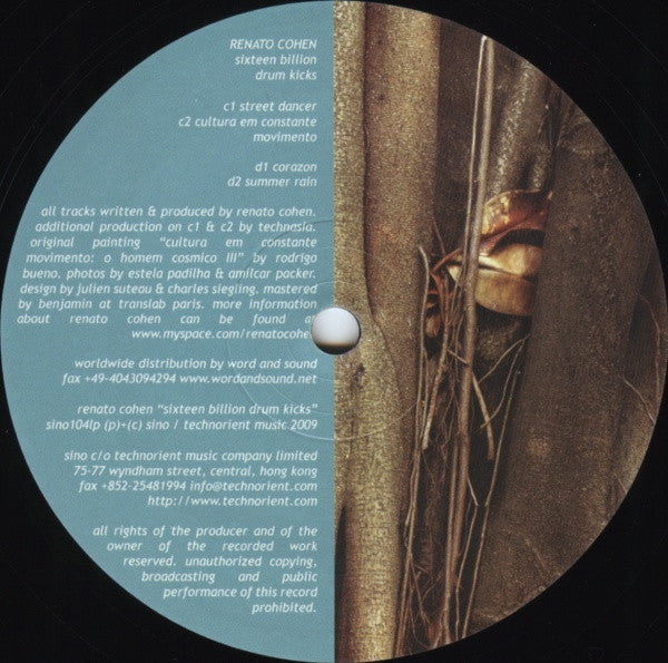 Renato Cohen : Sixteen Billion Drum Kicks (3x12", Album)