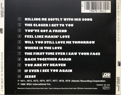 Roberta Flack : The Best Of Roberta Flack (CD, Comp, RE)