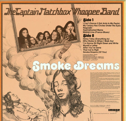 The Captain Matchbox Whoopee Band* : Smoke Dreams (LP, Album, Gat)
