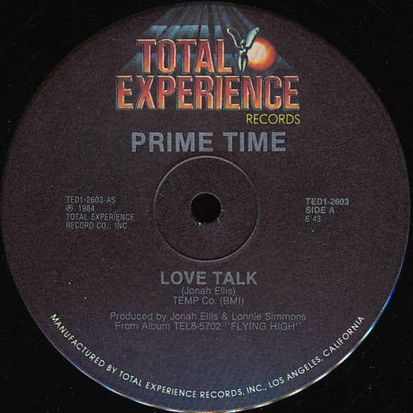 Prime Time (4) : Love Talk (12")