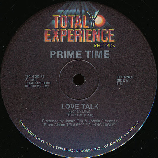 Prime Time (4) : Love Talk (12")
