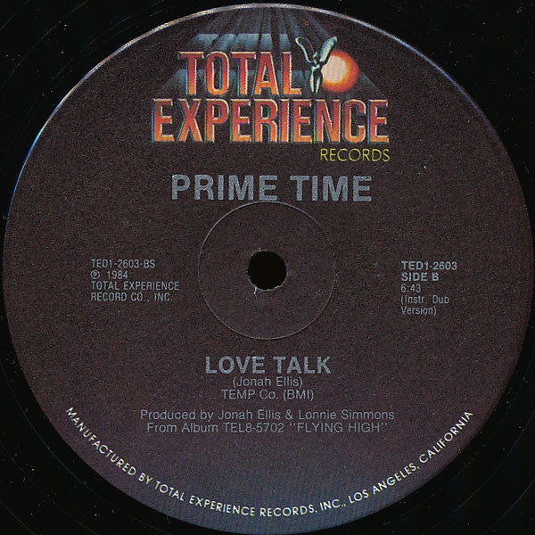 Prime Time (4) : Love Talk (12")