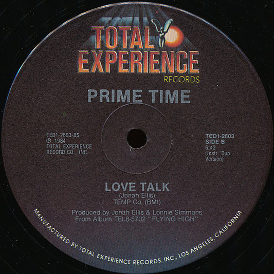 Prime Time (4) : Love Talk (12")
