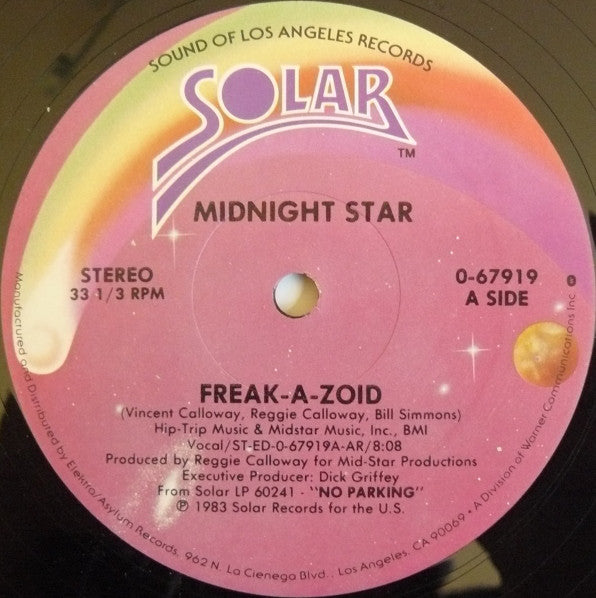 Midnight Star : Freak-A-Zoid (12", Single, AR )