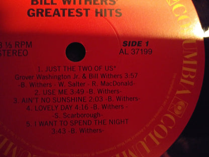 Bill Withers : Bill Withers' Greatest Hits (LP, Comp)