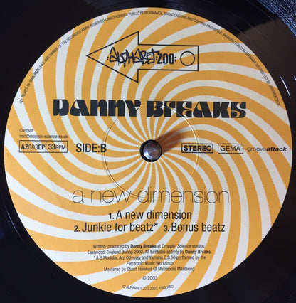 Danny Breaks : A New Dimension (12", EP)