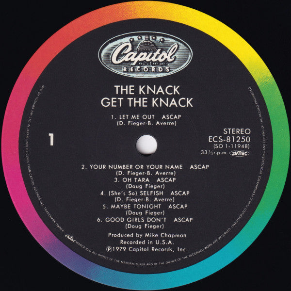 The Knack (3) : Get The Knack (LP, Album)