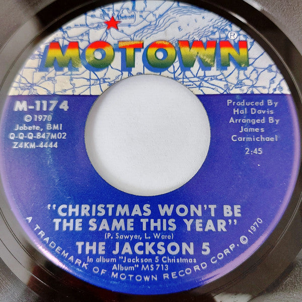 The Jackson 5 : Santa Claus Is Comin' To Town (7", Single, Ind)