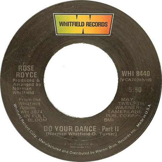 Rose Royce : Do Your Dance (7", Win)