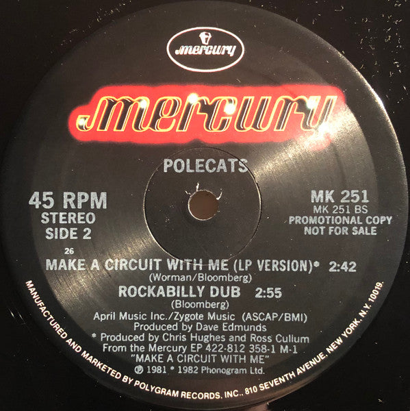 Polecats* : Make A Circuit With Me (12", Promo)
