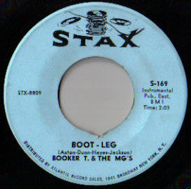 Booker T & The MG's : Boot-Leg / Outrage (7", Single, Blu)