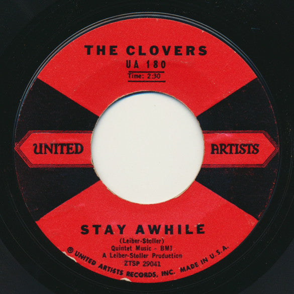 The Clovers : Love Potion No. 9 (7", Single, Mono, Styrene, Bri)