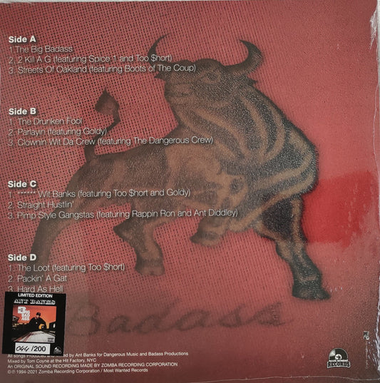 Ant Banks : The Big Badass (2xLP, Album, Ltd, Num, RE)