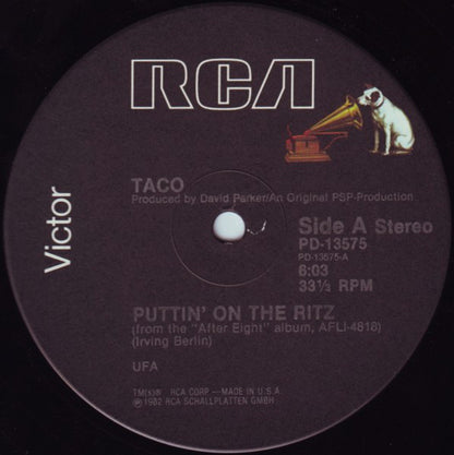 Taco : Puttin' On The Ritz / Livin' In My Dream World (12", Single, Ind)