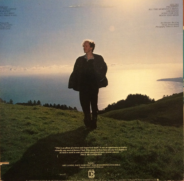 Paul McCandless : All The Mornings Bring (LP, Album, Spe)