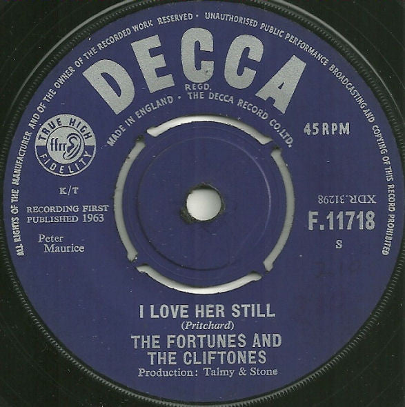 The Fortunes And The Cliftones : Summertime Summertime (7", Single)