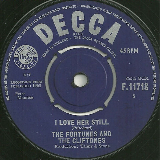 The Fortunes And The Cliftones : Summertime Summertime (7", Single)
