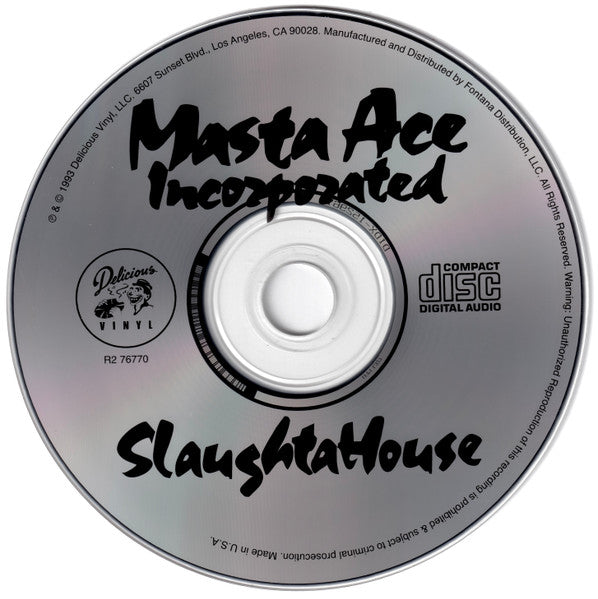 Masta Ace Incorporated : SlaughtaHouse (CD, Album, RE, Son)