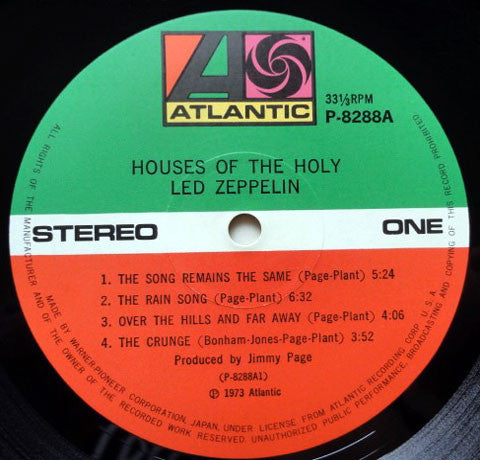 Led Zeppelin : Houses Of The Holy (LP, Album, Gat)