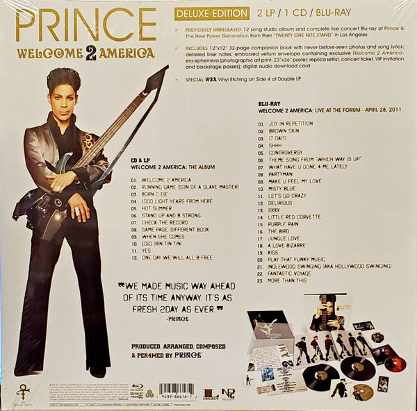 Buy Prince : Welcome 2 America (Dlx + LP, Album + LP, S/Sided