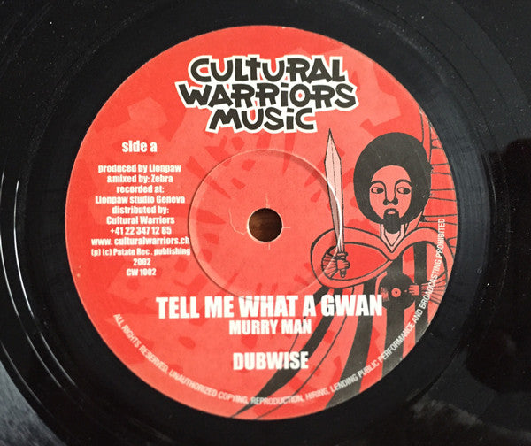 Murray Man / Sandeeno : Tell Me What A Gwan / Give Jah Praise (10")