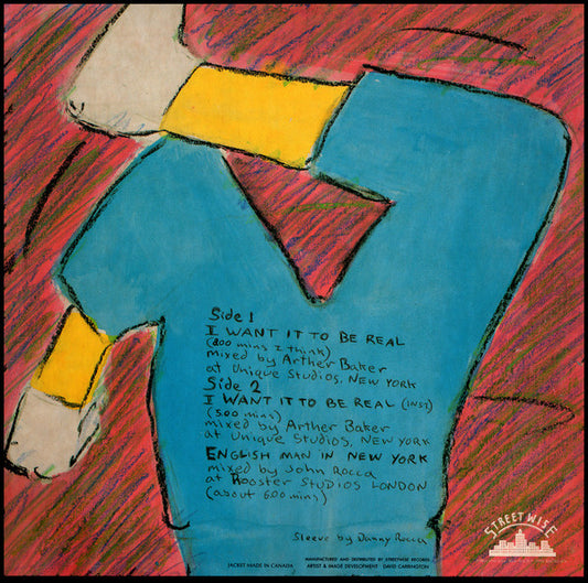 John Rocca : I Want It To Be Real (12", Pic)