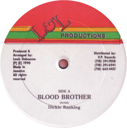 Dickie Ranking* : Blood Brother (12")
