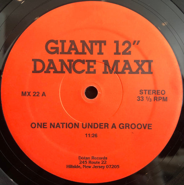 Funkadelic : One Nation Under A Groove / (Not Just) Knee Deep (Parts I & II) (12", Unofficial)