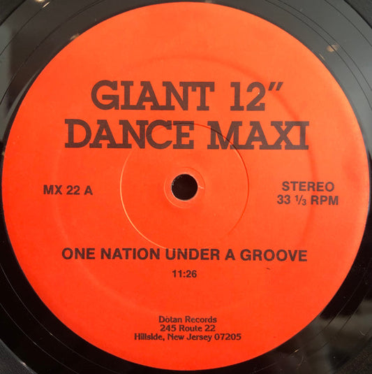 Funkadelic : One Nation Under A Groove / (Not Just) Knee Deep (Parts I & II) (12", Unofficial)
