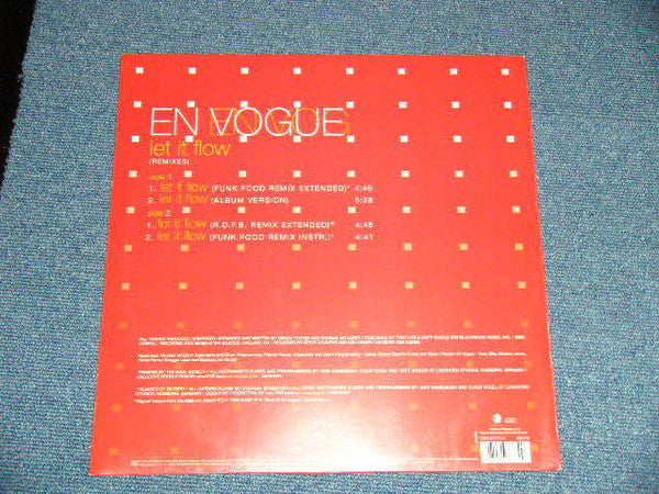 En Vogue : Let It Flow (Remixes) (12")