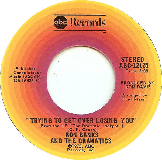 Ron Banks And The Dramatics : (I'm Going By) The Stars In Your Eyes / Trying To Get Over Losing You (7")