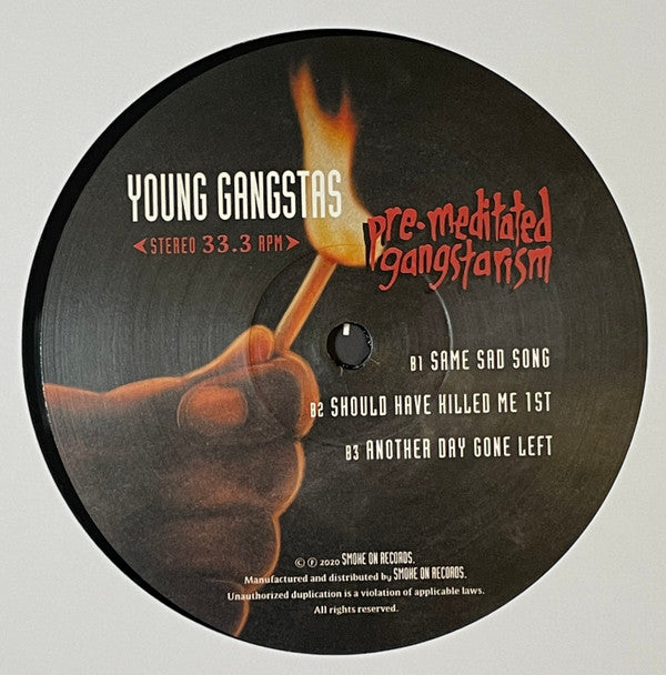 Young Gangstas : Pre-Meditated Gangstarism (2xLP, Album, Ltd, Num, RE, Gat)