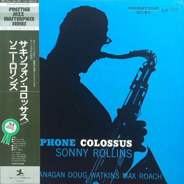 Sonny Rollins : Saxophone Colossus (LP, Album, Mono, RE)
